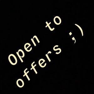 Prices are negotiable